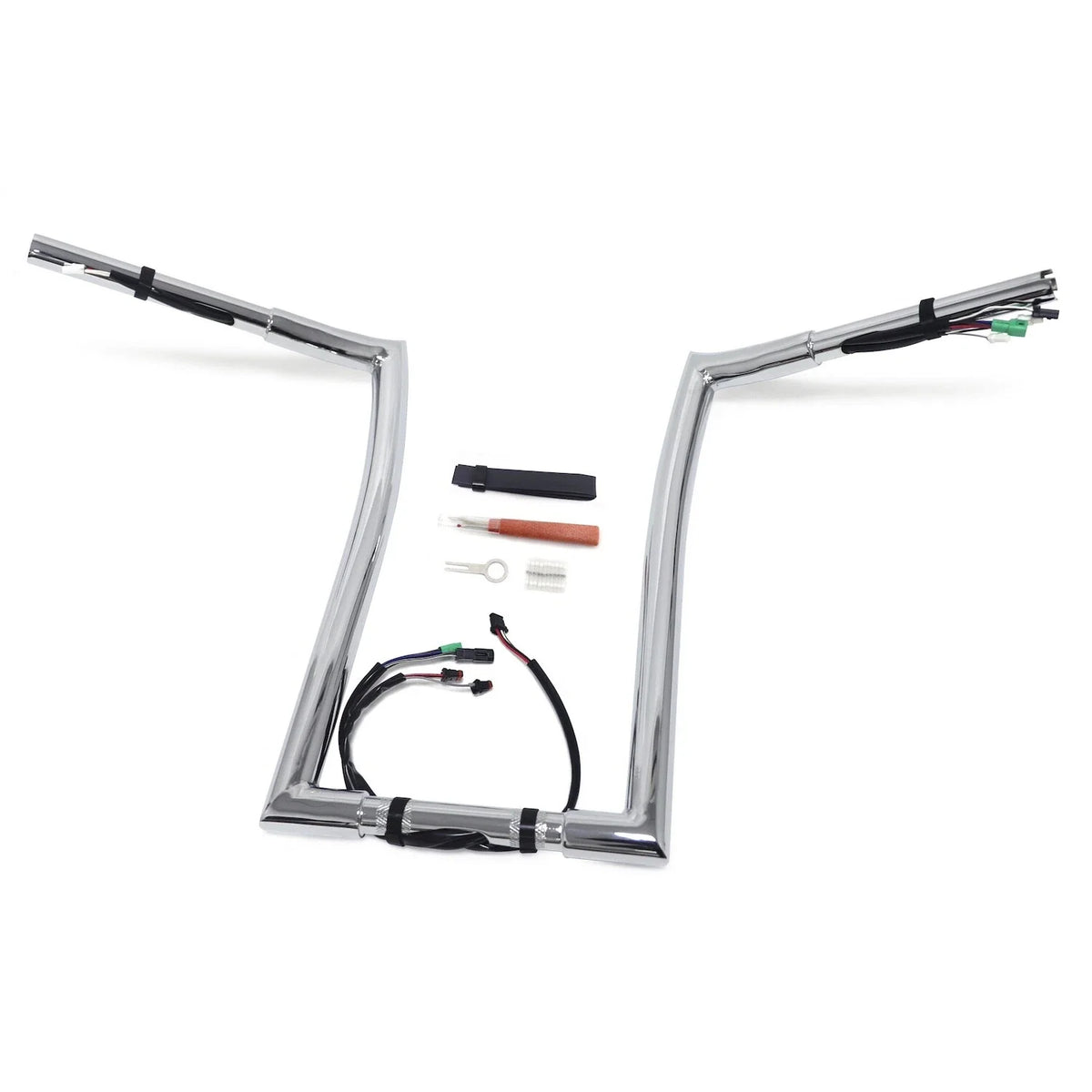 Prewired 16" 25mm Ape Hanger Handlebar for Harley Road King (2014-2015)