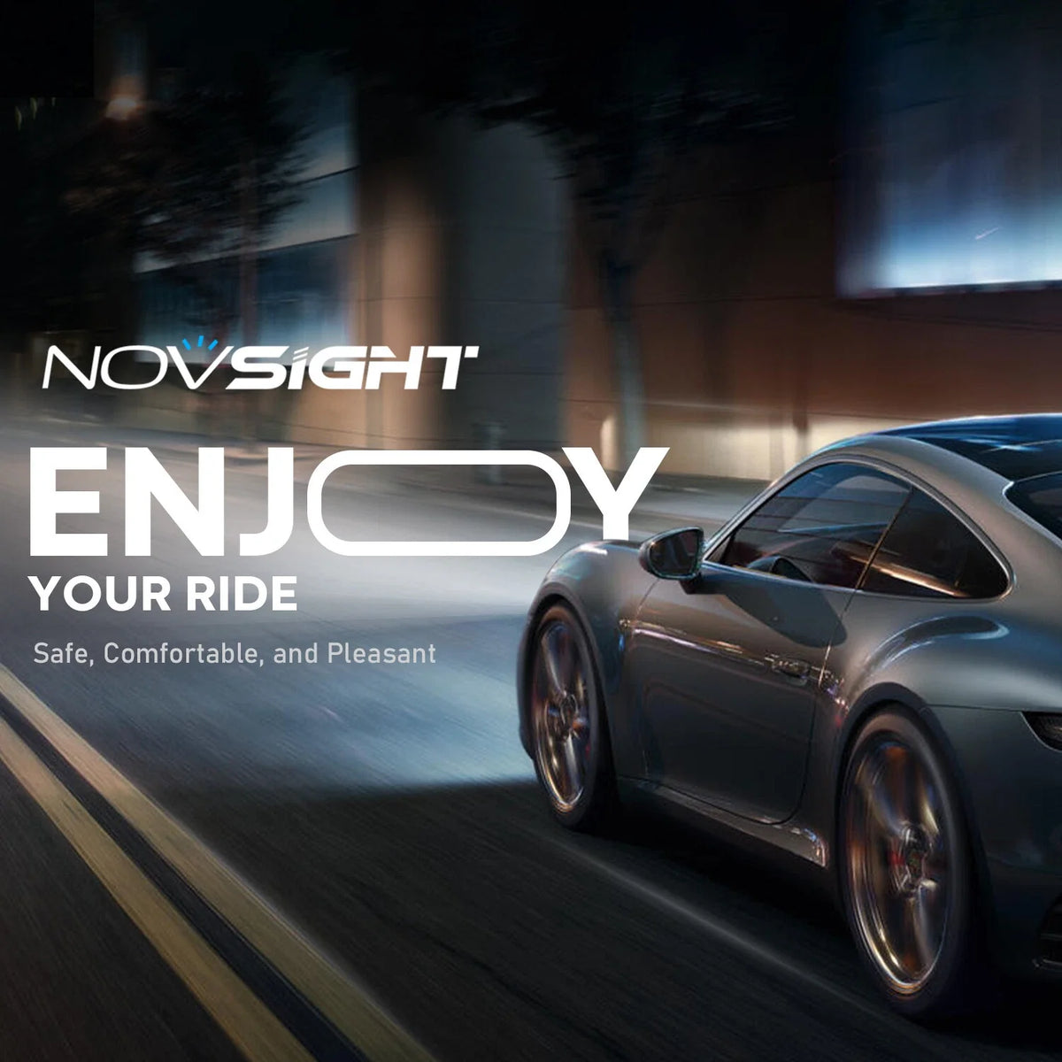 NOVSIGHT 9005 LED Headlight Bulbs (2X) - 6500K, 30000LM
