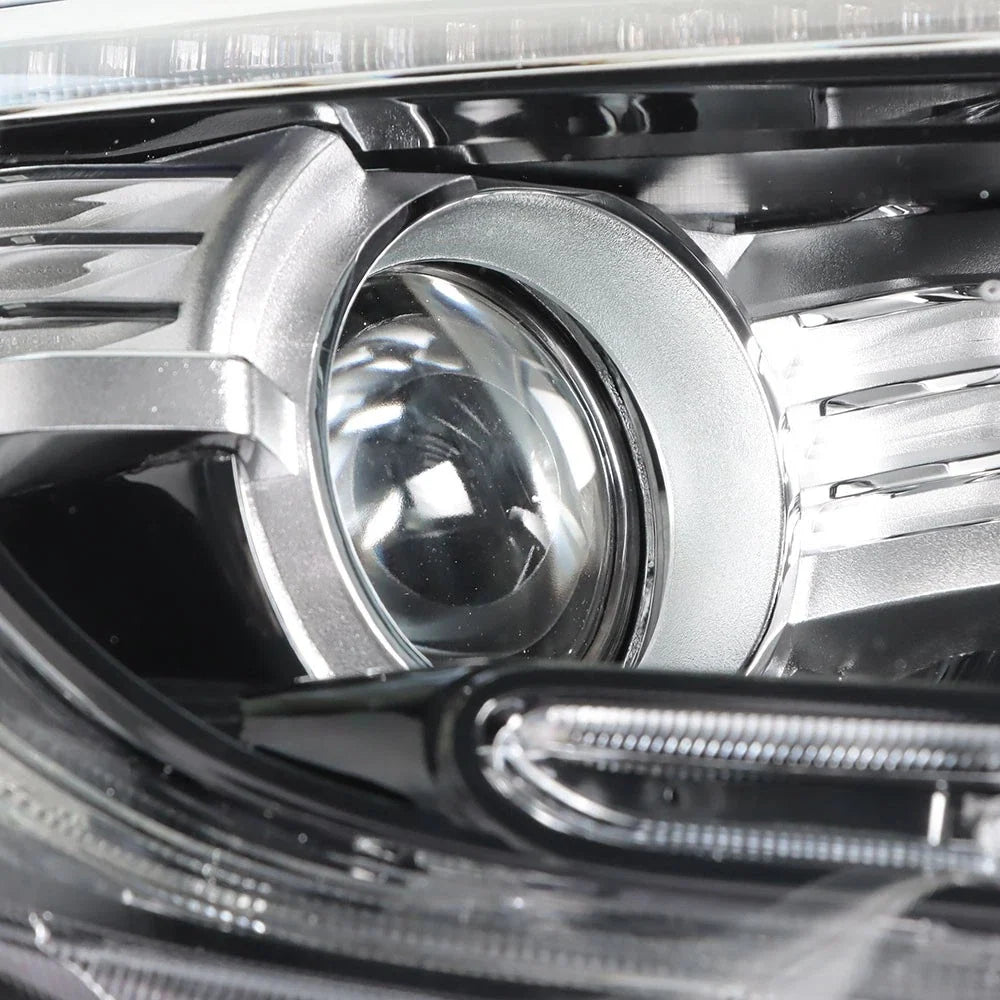 Black Halogen Headlight Assembly for Honda CR-V 2017–2022 Left & Right