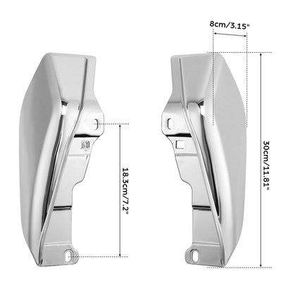 Chrome Air Deflector with Trims for Harley Touring Road Glide Ultra Limited (2009–2023)