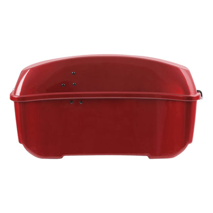 Trunk Backrest Rack in Wicked Red for Harley FLHT 2014-2026