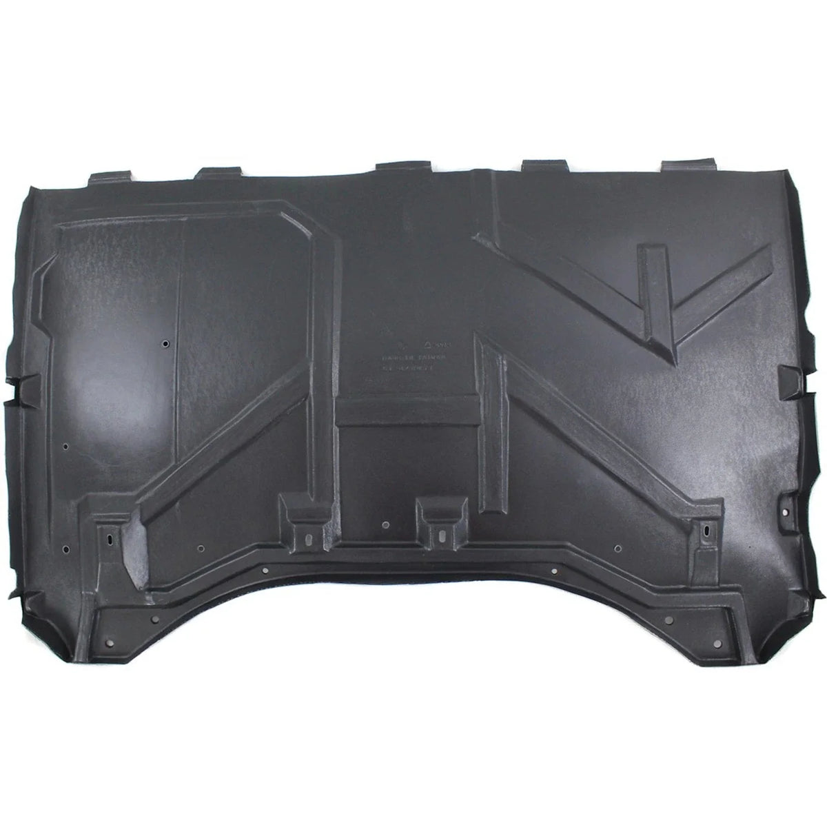 2-Piece Engine Splash Shield Set for Smart Fortwo 2010-2013