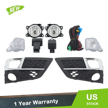 Pair of Halogen Fog Lights for 2018-2020 Honda Odyssey with Harness & Switch