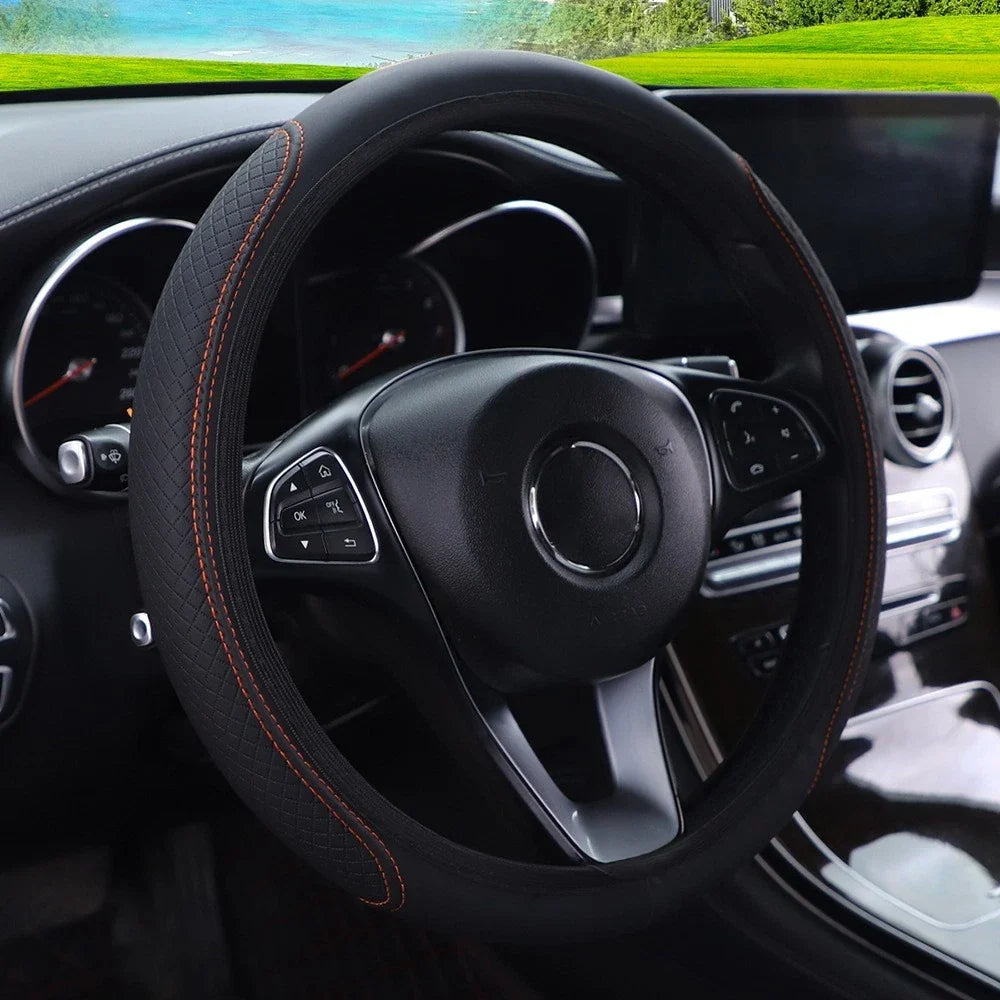 Steering Wheel Cover for Car Accessories (Universal Fit)