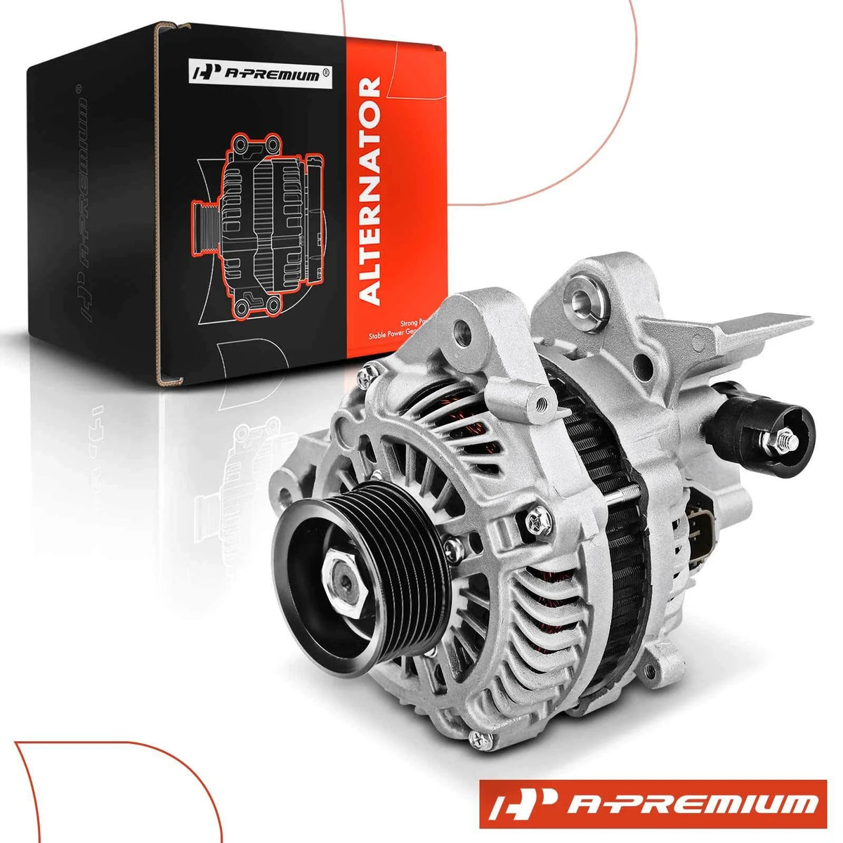 Alternator for Honda Civic (2006–2011) 80 Amp 7 Groove Pulley