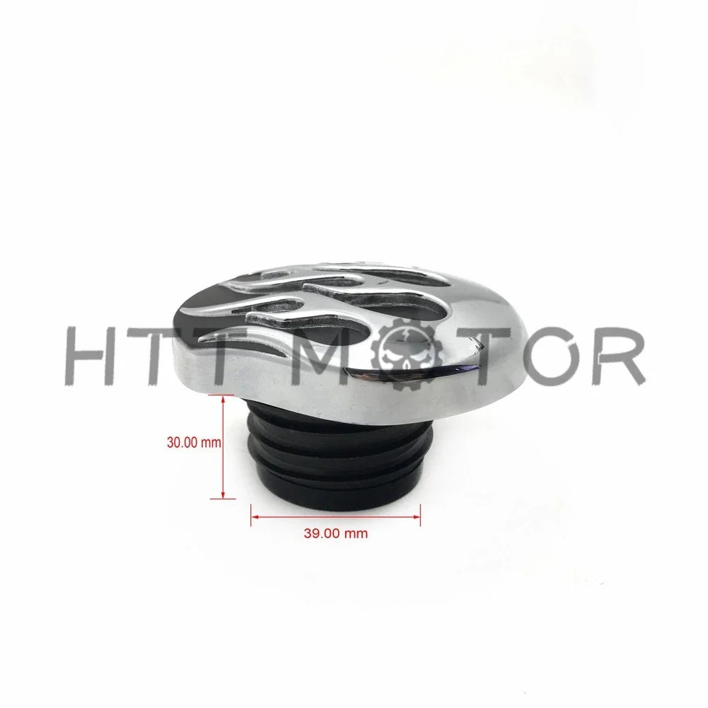 Gas Cap for Harley (1984–2015) - Black Flame Custom