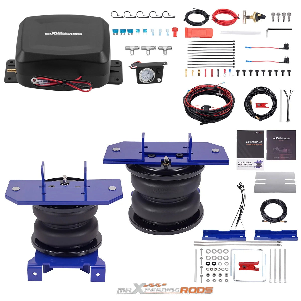 7500lbs Controller Kit with Air Springs for Dodge Ram 2500 2011-2013
