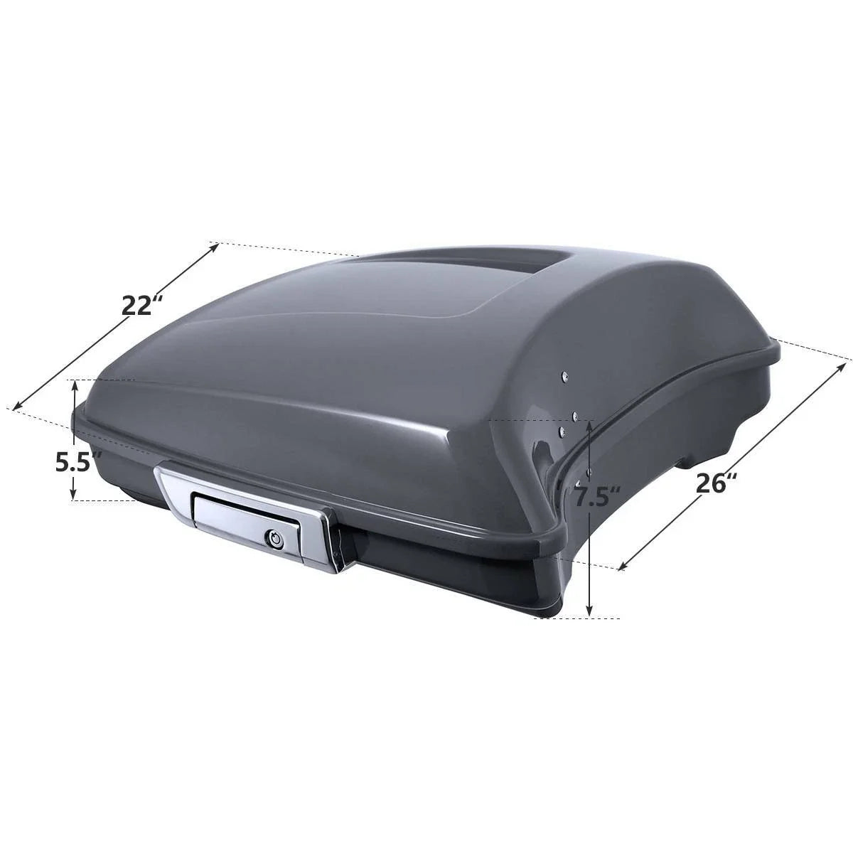 Razor Trunk & Mount Rack for Harley Touring (2014–2026) Gunship Gray