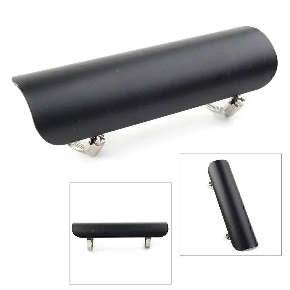Heat Shield Cover for Exhaust Muffler - Black for Harley Motorcycle
