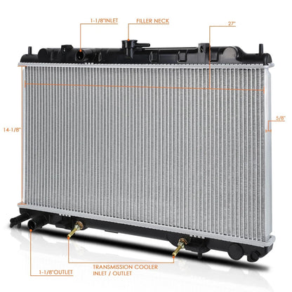 Aluminum Core Radiator for Nissan Sentra 2000–2006 1.8L AT DPI-2346