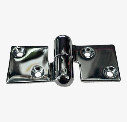 Chrome Plated Bronze Left Hand Pull Apart Hinge for Perko 0149DP0CHR (3 3/4'' x 2'')