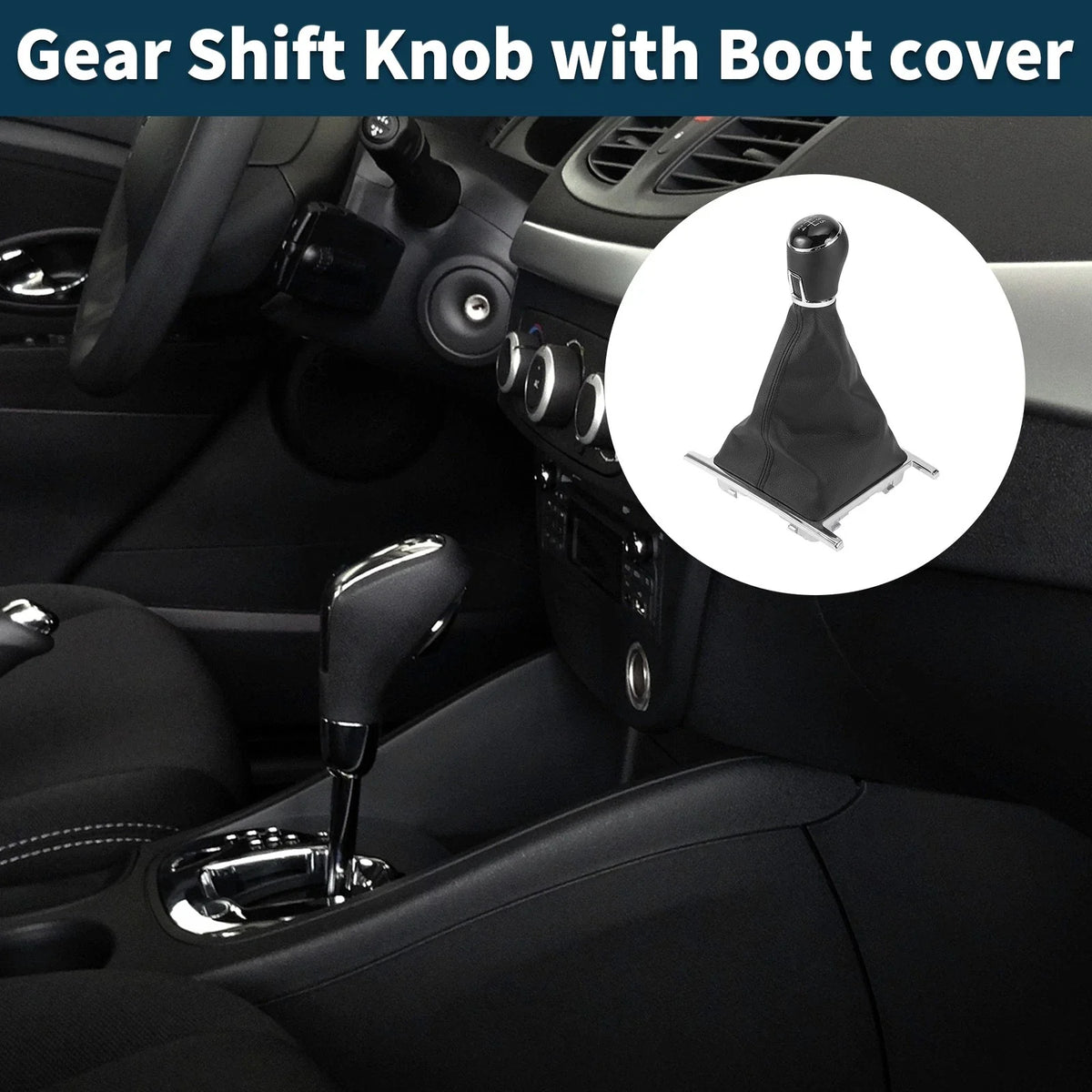5 Speed Gear Shift Knob with Cover for Volkswagen Amarok (2010–2016)