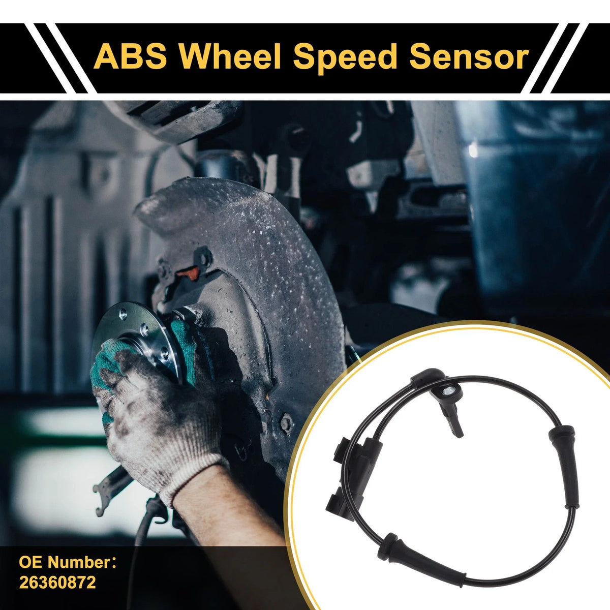 ABS Wheel Speed Sensor No.26360872 for Buick Velite 6 (2022) 1 Pcs Rear Left