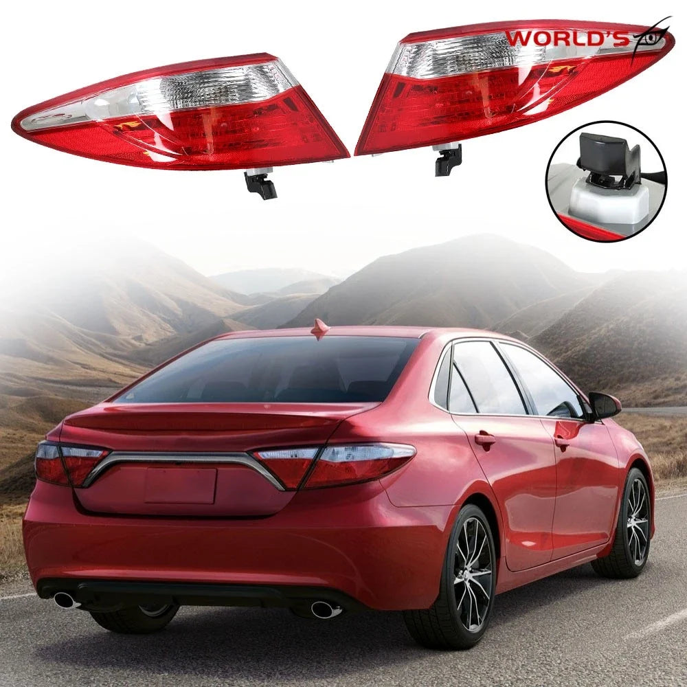 2X Outer Rear Tail Lights for Toyota Camry (2015–2017)