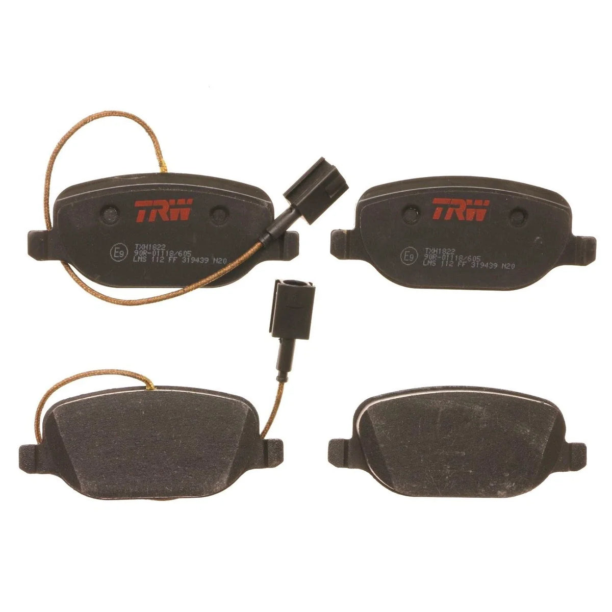 Set of 2 Brake Pads for Alfa Romeo 4C (2015–2020)