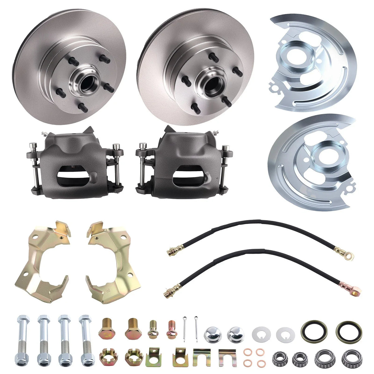 Front Disc Brake System Kit for Pontiac Firebird Chevrolet Camaro (1967–1969)