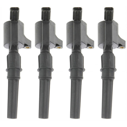 Ignition Coils Set of 4 for E350 Van E450 E150 E250 F150 F250 (1992–2014)