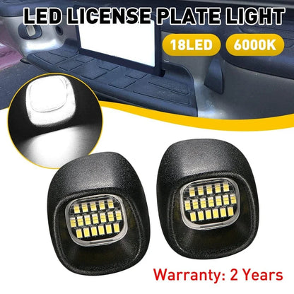 License Plate LED Light Bulb for Chevy S10 GMC Sonoma Blazer (18SMD)