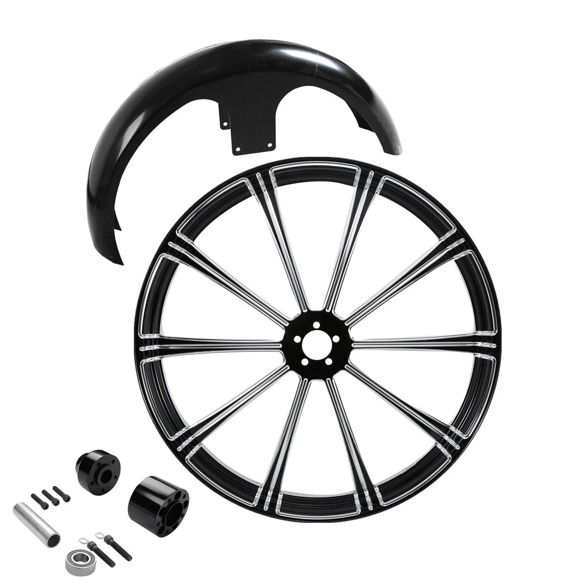 26" Rim Hub Front Wheel for Harley Touring Glide (2008–Present)