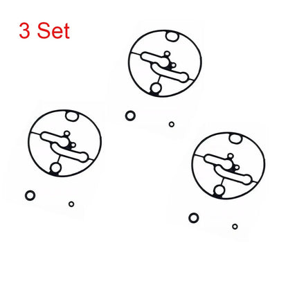 3-Piece Gasket Kit for Nikki B&S Carburetor (698781, 796184)