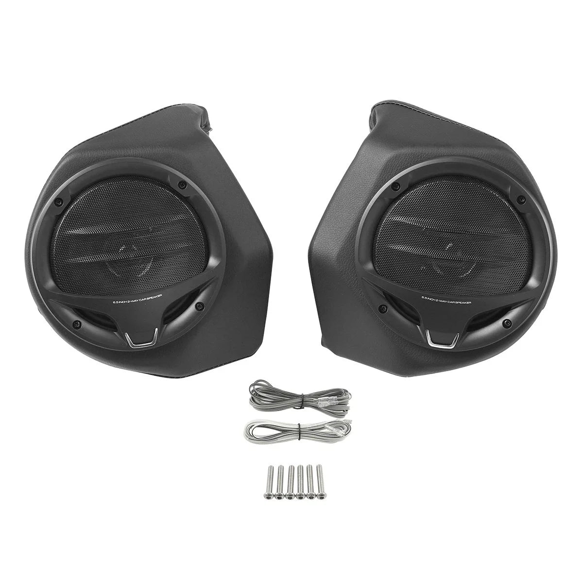 6.5" Black Trunk Speakers for Harley (2014-2024) Touring