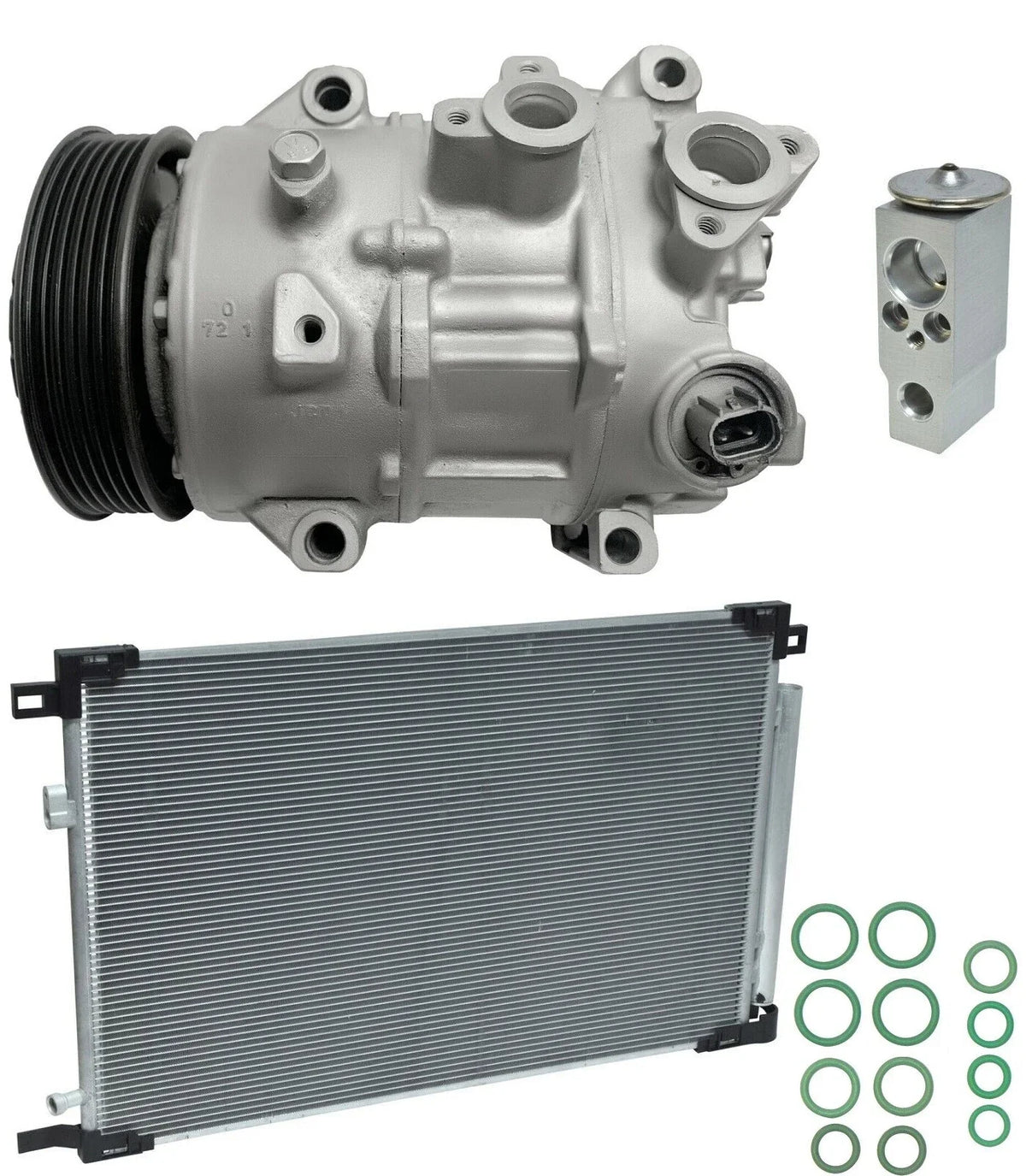 AC Compressor Kit with Condenser for Toyota Camry 2.5L (2020–2024)