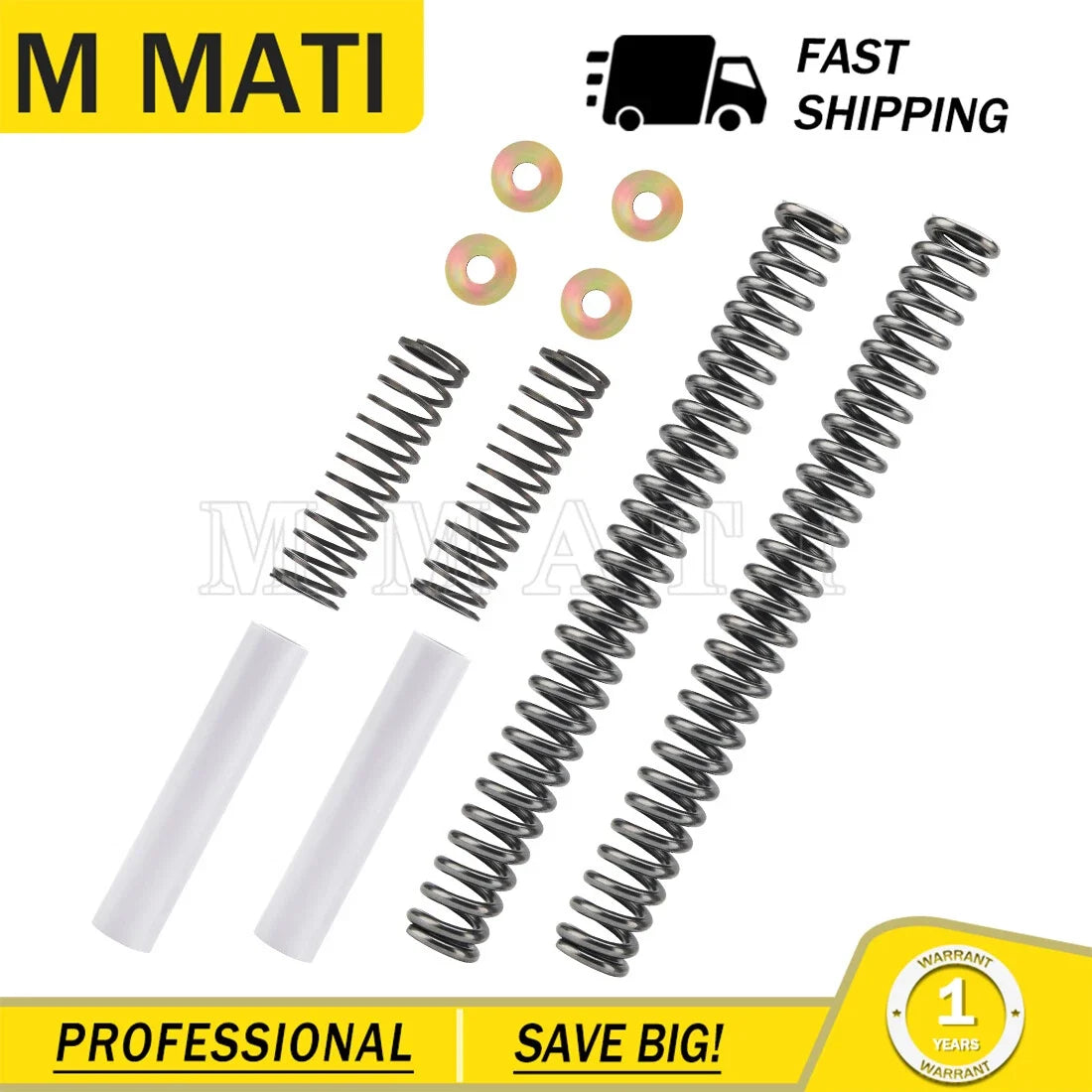 Progressive Drop In Fork Lowering Kit for Harley Softail/Touring 1980–2013