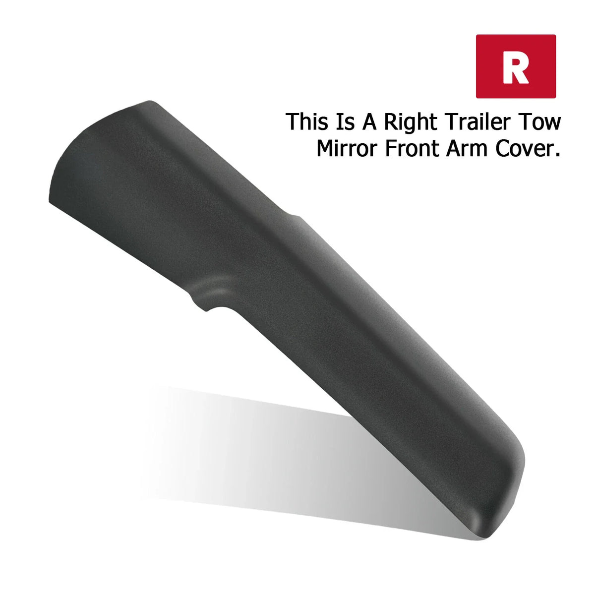 Passenger Right Side Trailer Tow Mirror Cover Cap for Dodge RAM (2014–2023)