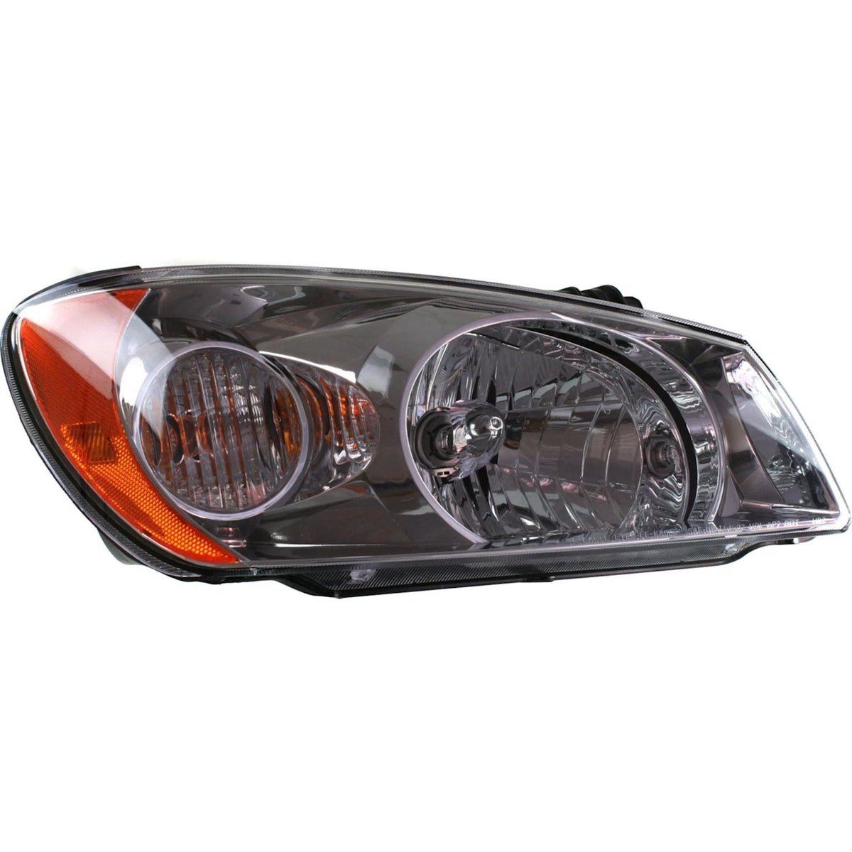 Headlight Set 2Pc for Kia Spectra Sedan (2004–2006) - Left & Right, With Bulb