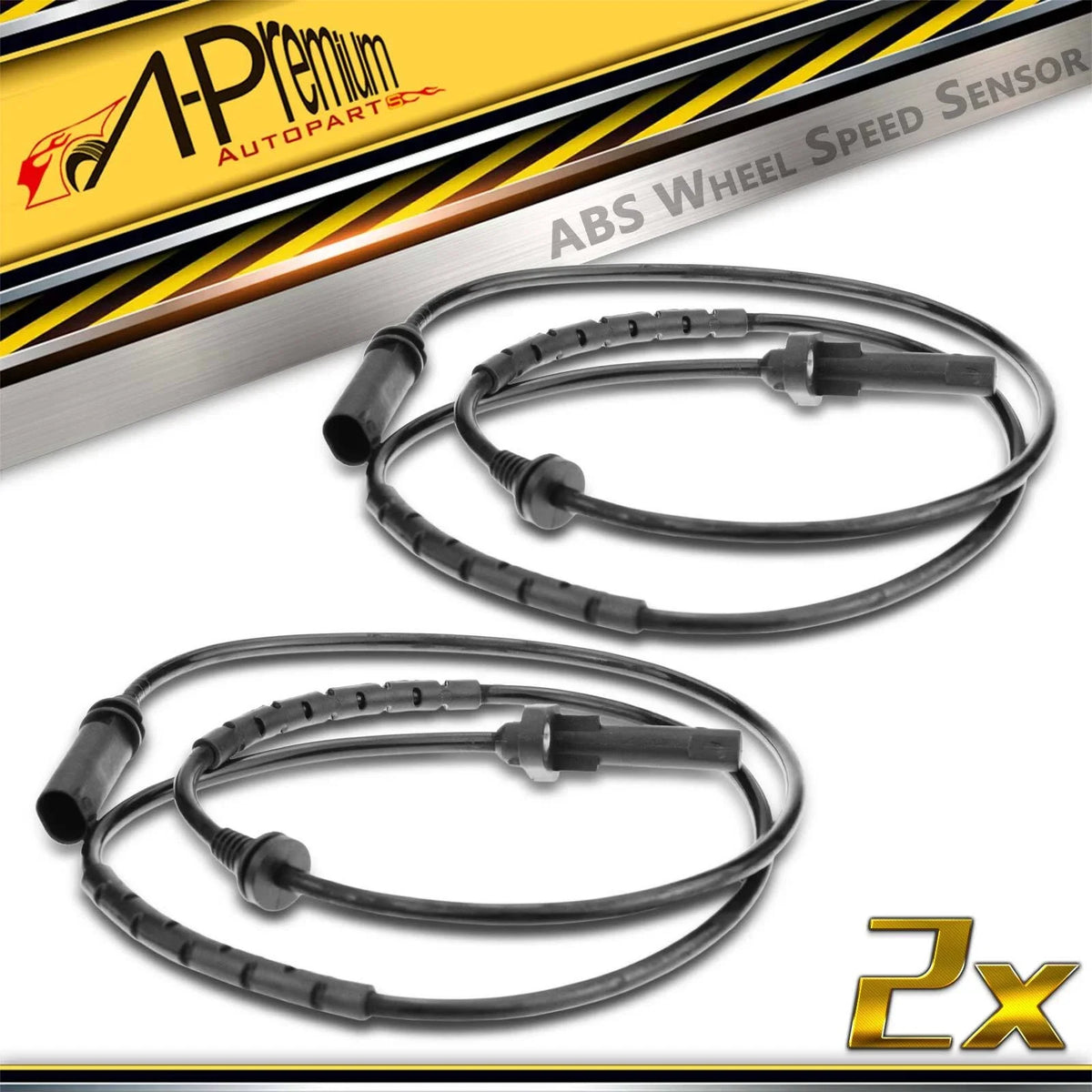 2X Rear ABS Wheel Speed Sensor for BMW X5 X6 (2007–2019)