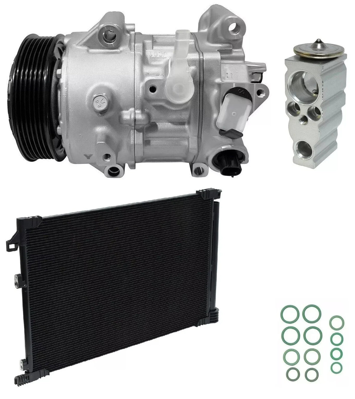 AC Compressor Kit With Condenser for Lexus NX300 2.0L (2018–2018)