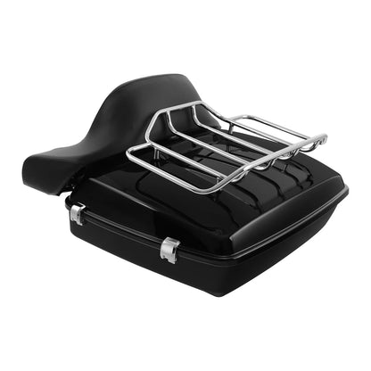 Chopped Trunk Backrest Mount Rack Kit for Harley Electra Glide 2014-2023