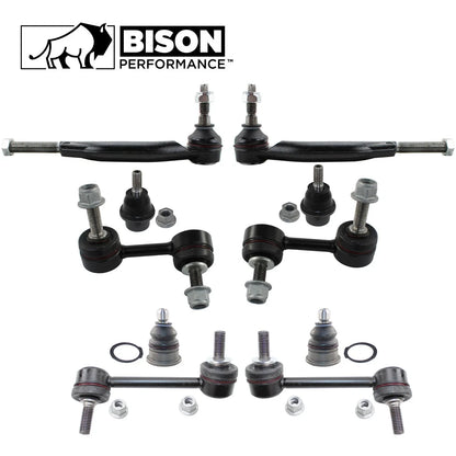 10pc Tie Rod and Sway Bar Link Ball Joint Set for GMC