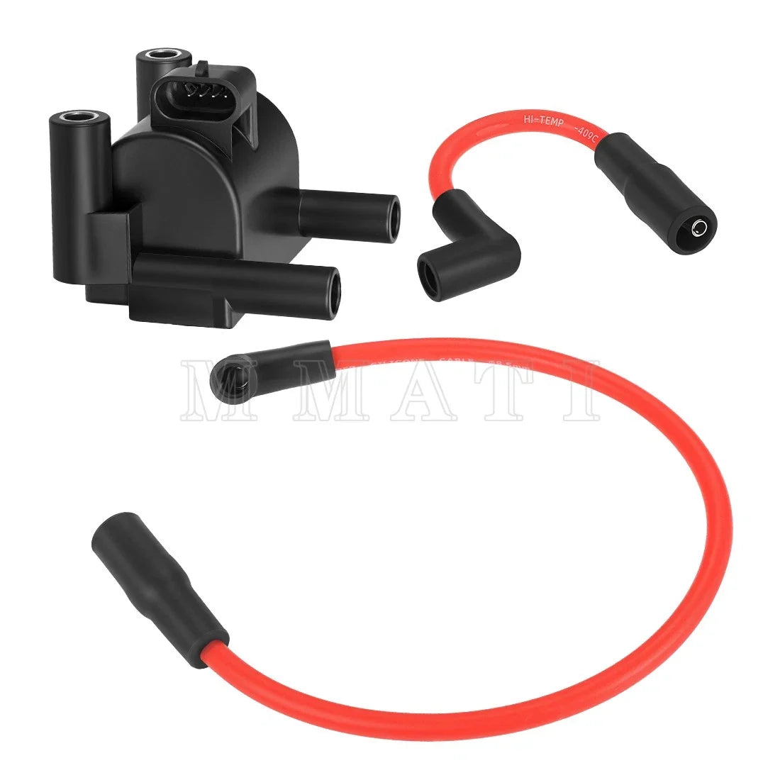 Ignition Coil with Spark Plug Wire Cap for Harley FXDL Dyna 2012-2017