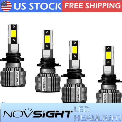 4-Pack 9005 HB3 LED Headlight Bulbs for Toyota RAV4 (2013-2015)