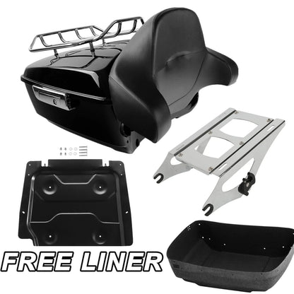 Trunk Backrest Mount Rack Plate for Harley Touring (2014-2023)