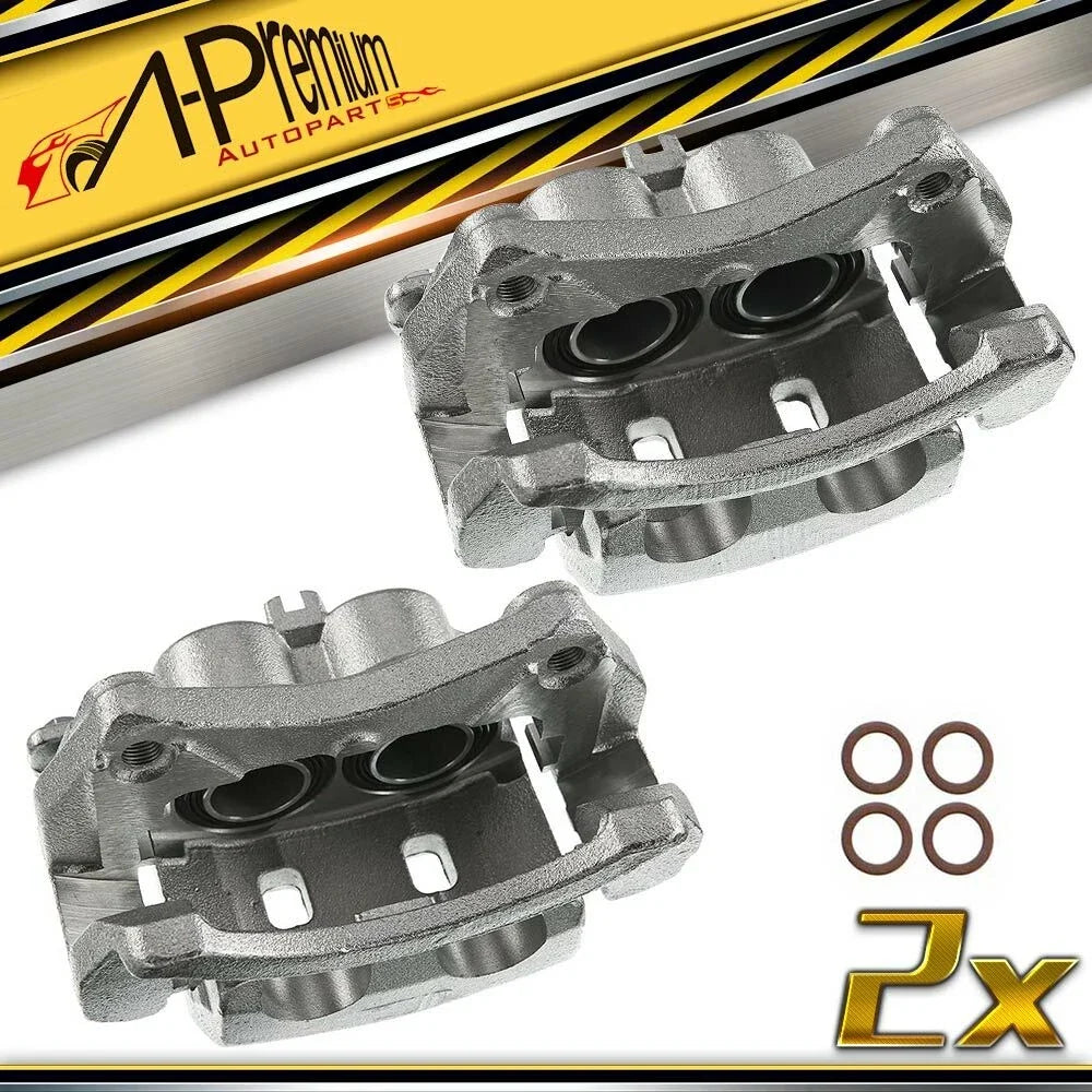 2X Brake Caliper with Bracket Front Left & Right for Infiniti Q60 QX50 (2017–2023)
