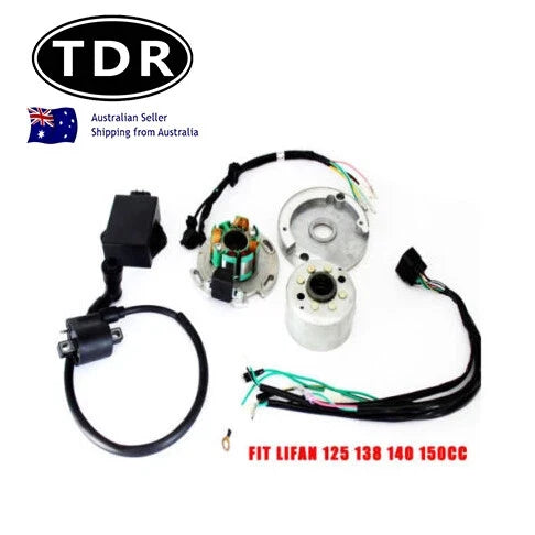 Magneto Stator Flywheel CDI Unit Rotor Kit for Lifan 110-150CC (2010–2023)