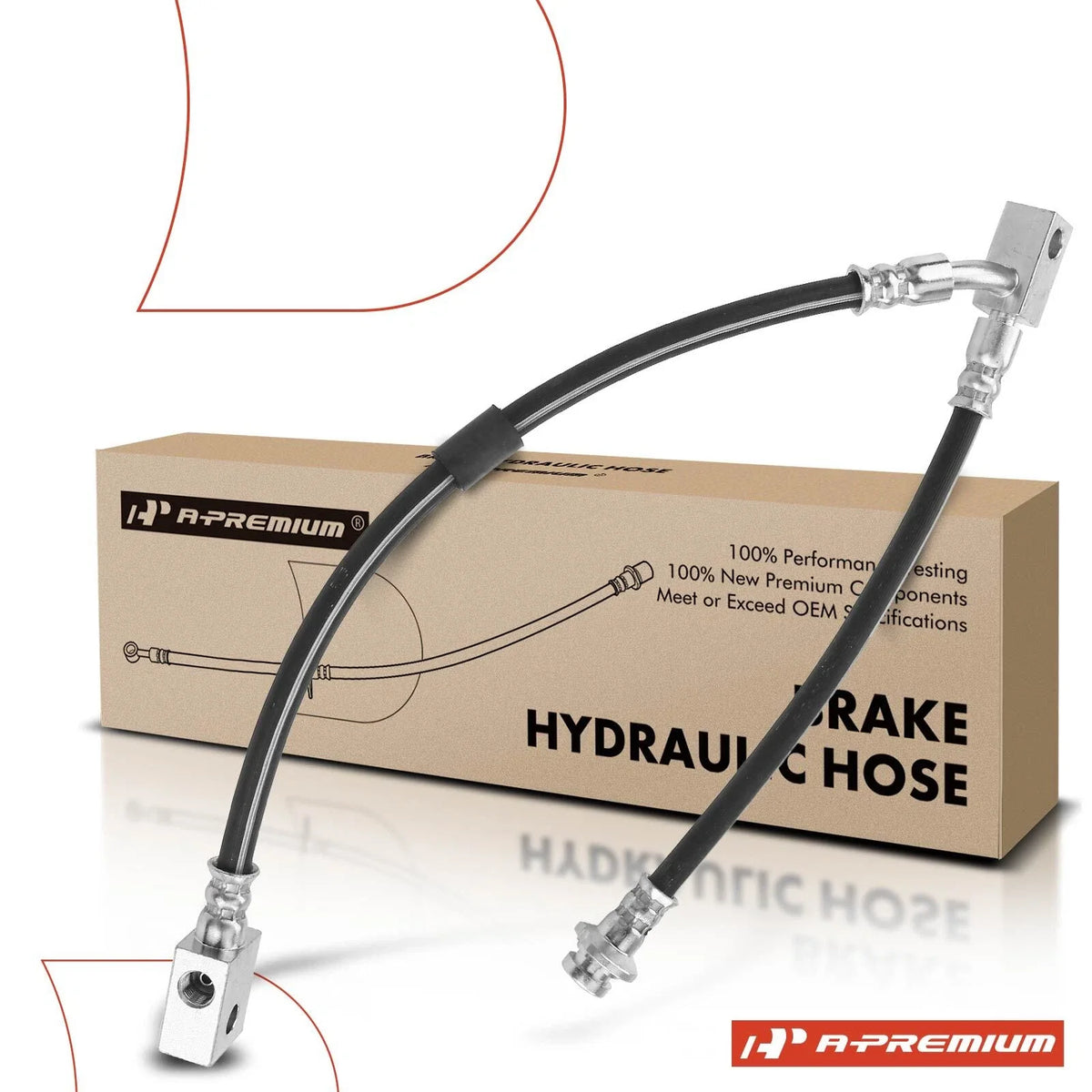Front Right Brake Hydraulic Hose for Infiniti G35 Nissan 350Z (2003–2009)