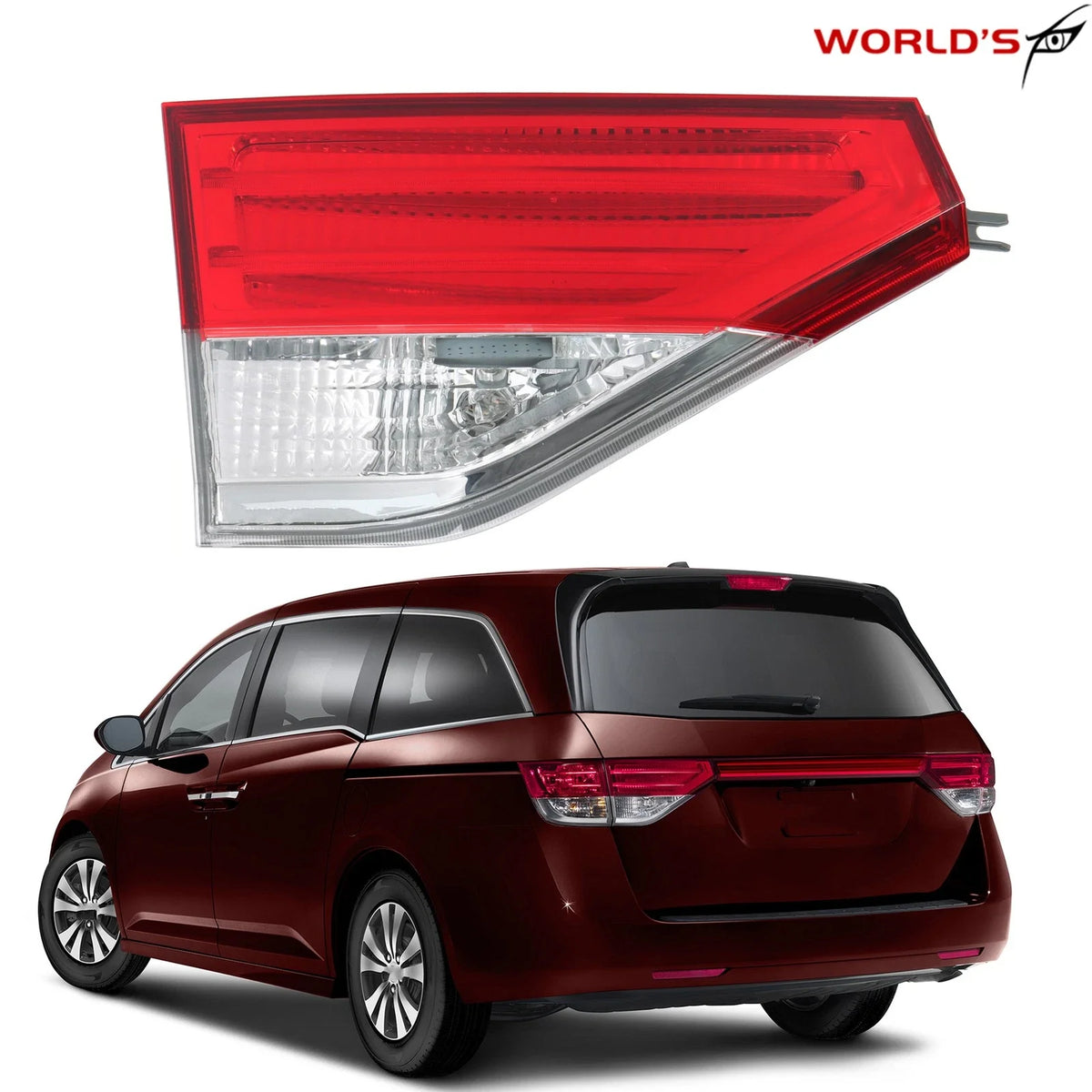 LED Tail Lights for Honda Odyssey (2014–2017) Inner Rear Left Side