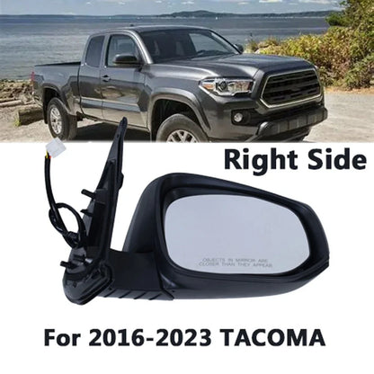Passenger Side Heated Mirror for Toyota Tacoma 2016 to 2023