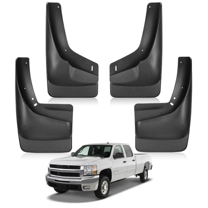 Set of 4 Mud Flaps for GMC Sierra 2500HD 3500 (2001-2006)
