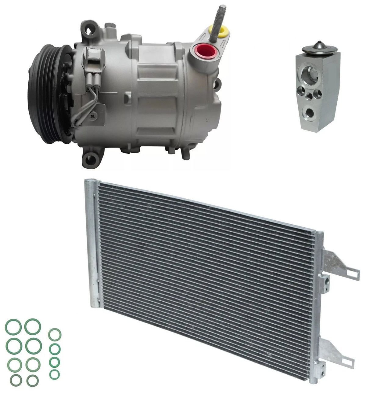 AC Compressor Kit With Condenser for Ram ProMaster 3500 3.0L (2017–2019)