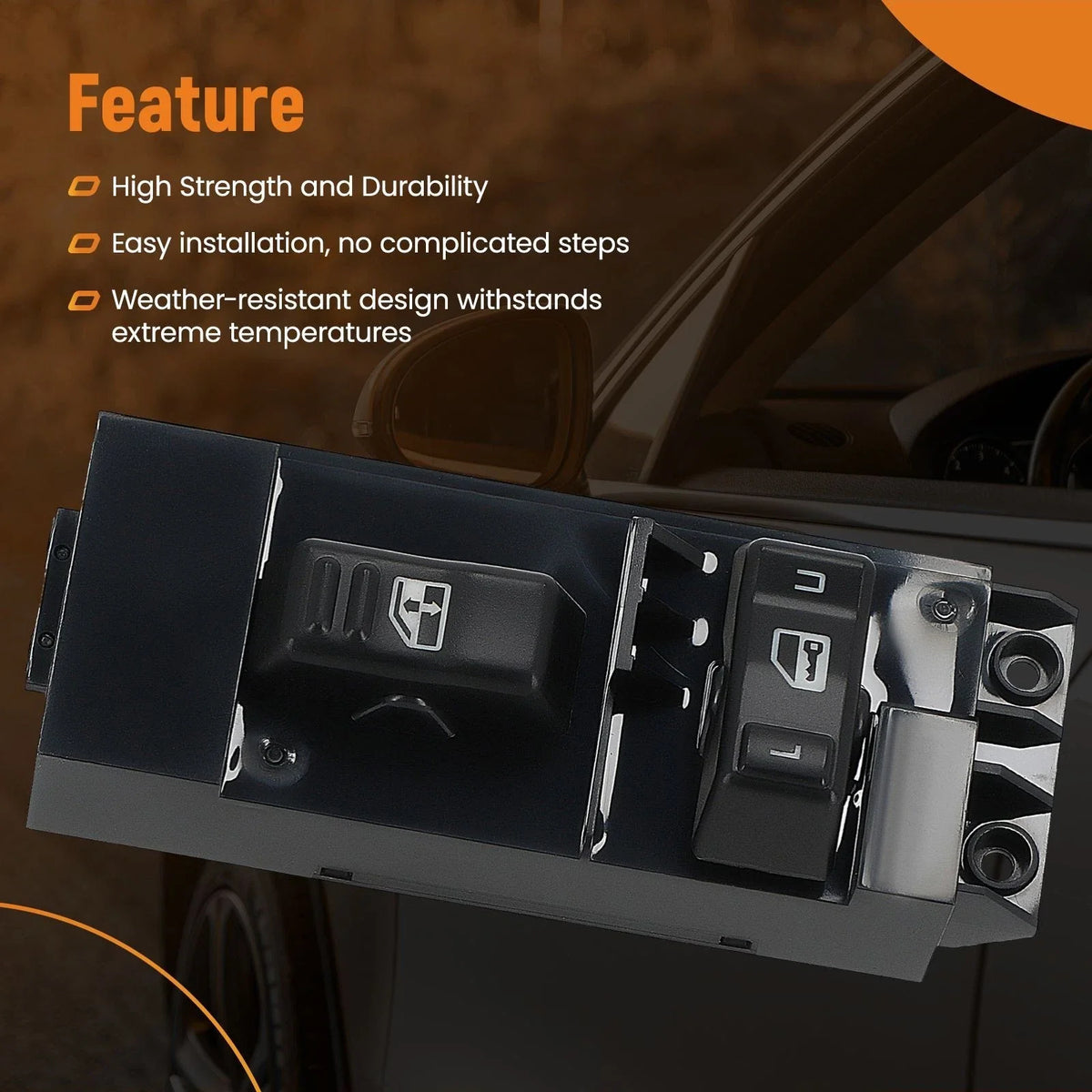 Window Lock Switch for Passenger Side - GMC Sierra 2000–2002