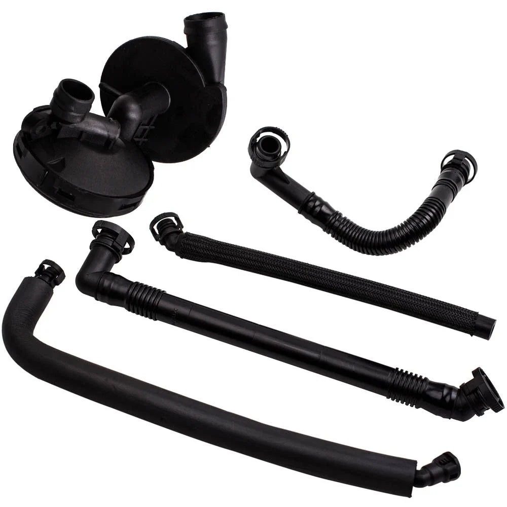 PCV Crankcase Vent Valve & Breather Hose Kit for E53 E85 E83 E60 E39