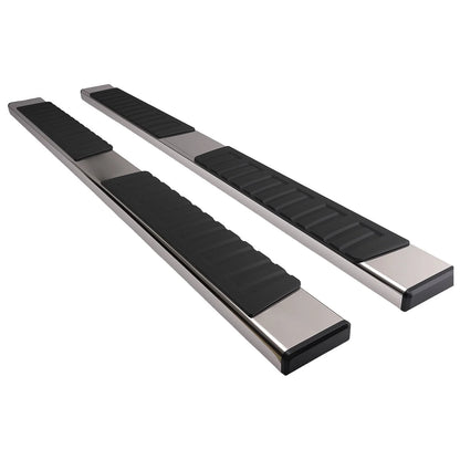 Black Side Step Bars for Silverado 1500 Double Cab (1999-2013) Chevy