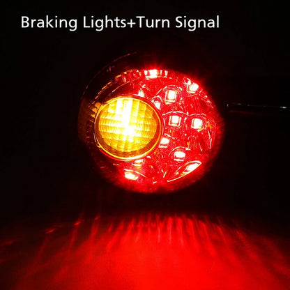 Chrome LED Rear Turn Signal Kits for Harley Sportster 883 1200 (1992–2022)