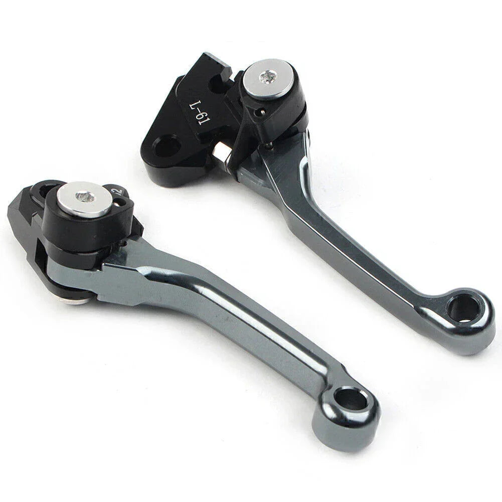 Dirt Clutch Brake Levers GREY for Kawasaki KX450F (2006-2012)