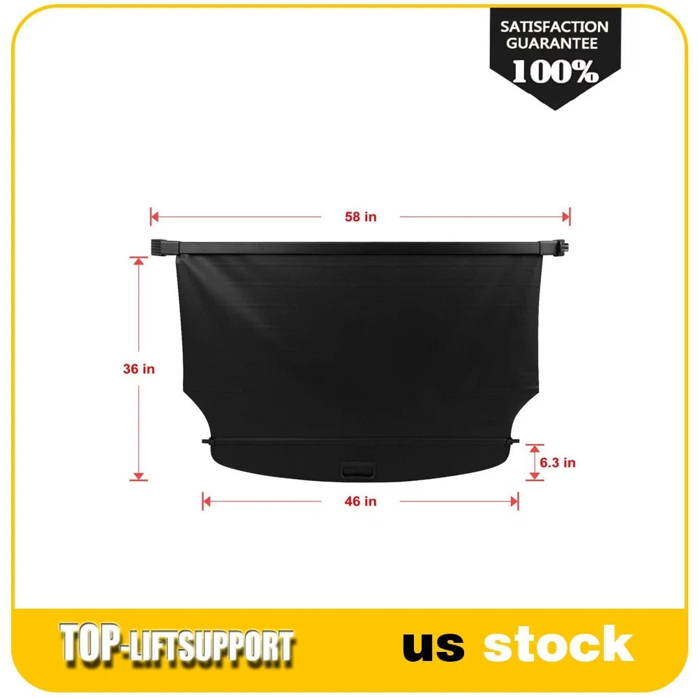 Rear Cargo Security Trunk Cover for Jeep Grand Cherokee (2022–2024)