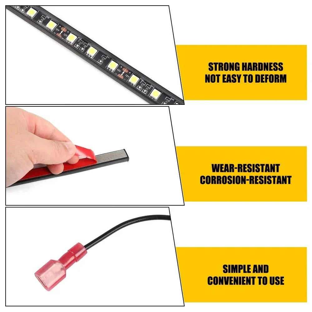 Universal White Under Hood LED Light Panel Kit for Any Vehicle
